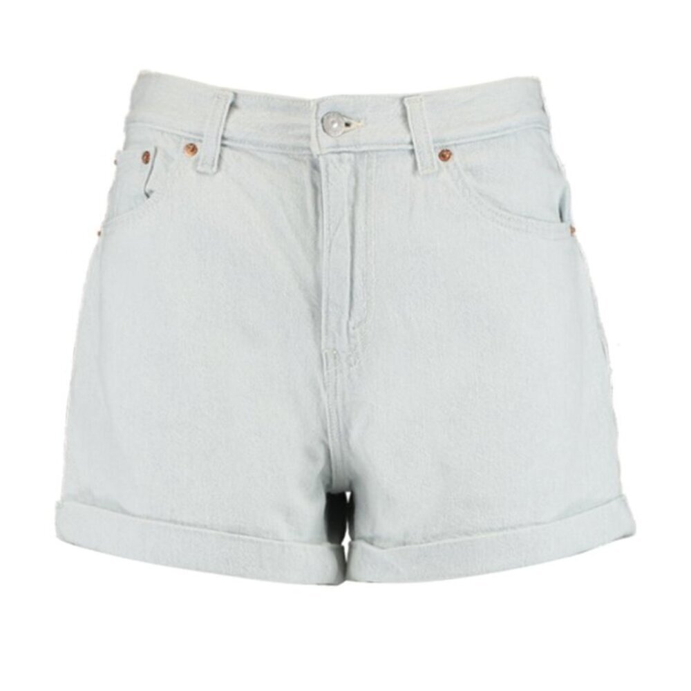 Levi’s NWT A-Line Mom Jean Shorts in Bleached Denim, size 31